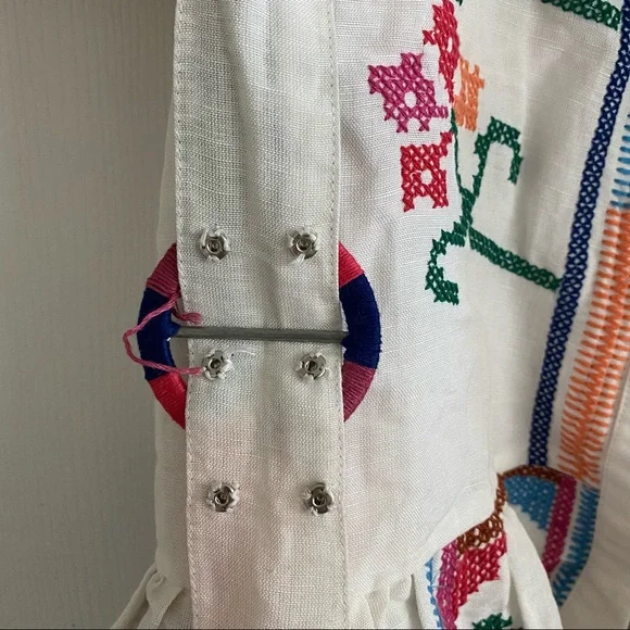 NWT FARM RIO Jimena Embroidered Mini Dress - Picture 8 of 9